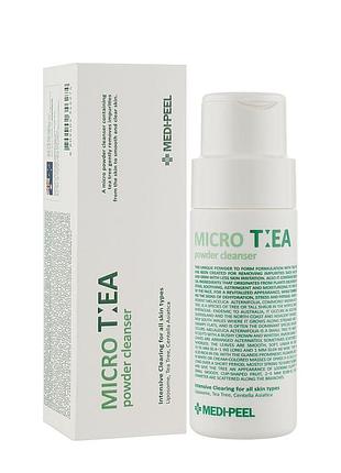 Ензимна пудра для вмивання medi-peel micro tea powder cleanser 70 г