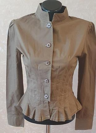 Хлопковый жакет-корсет cΩté femme с баской, р. 36 (s) / 100% хлопок