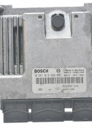 Блок управління двигуном ебу екю renault grand scenic 1.9 dci 0281013366 8200601334