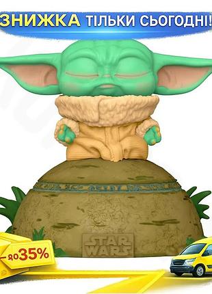 Ku игровая фигурка funko universal fit pop deluxe мандалорец малыш использует силу свет звук для детей uni2l_k