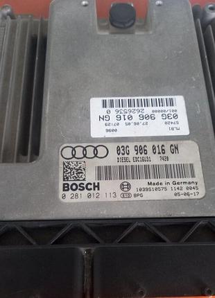 Блок управления двигателем эбу chiptuning engine ler 2.0 tdi blb audi immo off 2