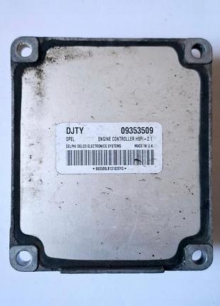 Блок управління двигуном ебу opel astra g 1.6 8v 09353509 drtj