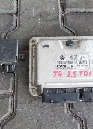 Блок управления двигателем эбу volkswagen t4 2.5 tdi, 074906018al