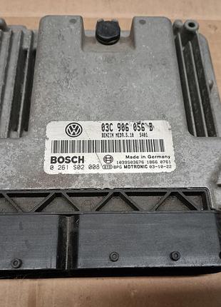 Блок управления двигателем эбу volkswagen golf v 1.6 fsi [141] 03c906056b 0261s02008