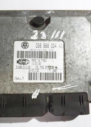 Блок управления двигателем эбу ний сидіння volkswagen 036998034ag iaw4lv.m