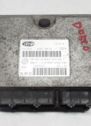 Блок управления двигателем эбу fiat doblo 1.6 iaw 4af.g3 чистий 51819344