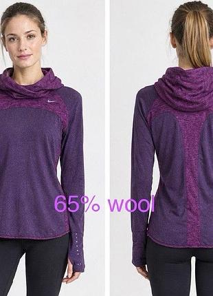 Бігова кофта nike dri-fit - 65% wool