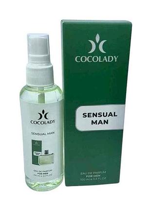 Парфумована вода для чоловіків 100мл sensual man (lacoste essential) тм cocolady