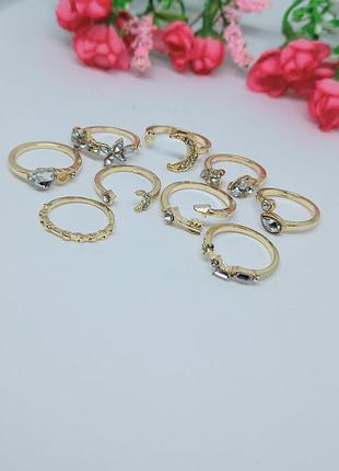 Комплект колец классическое 5