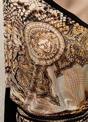 👗 плаття-блузка стиль версаче