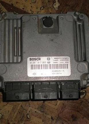 Блок управления двигателем эбу renault 0281017065 65832099