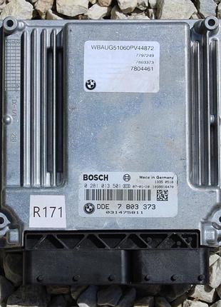 Блок управления двигателем эбу bmw e60 e90 e83 m47 2.0d 7803373 0281013501 2