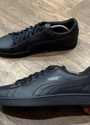 Мужские кожаные кроссовки puma smash v2, размер 46