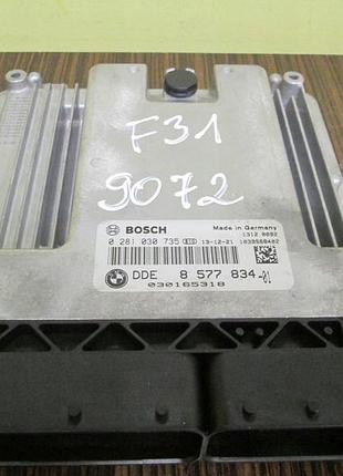 Блок управління двигуном ебу bmw f31 3.0d дизель 0281030735 8577834