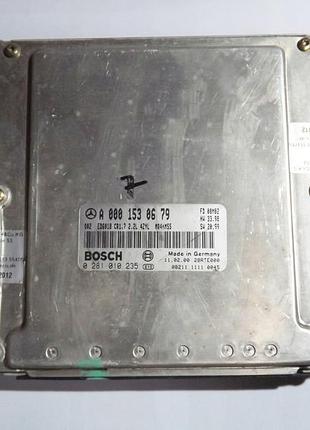 Блок управления двигателем эбу mercedes-benz a0001530679 0281010235