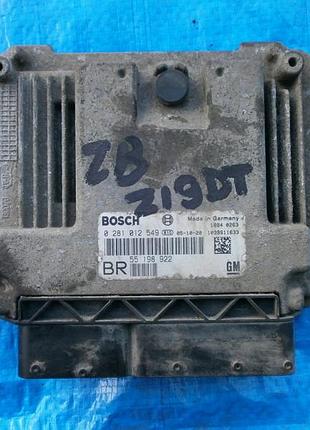 Блок управления двигателем эбу opel-parts | zafira b astra h 1.9 55198922 br