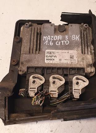 Блок управління двигуном ебу mazda 3m61-12a650-ab