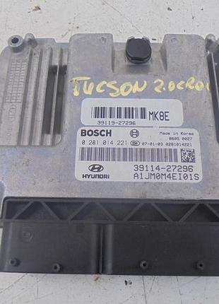 Блок управления двигателем эбу 0281014221 hyundai tucson i 2.0 crdi 39119-27296