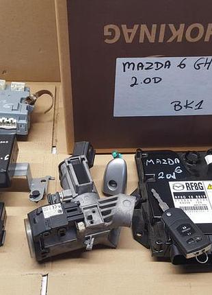 Блок управления двигателем эбу комплект статичного а mazda rf8g18881f штатного