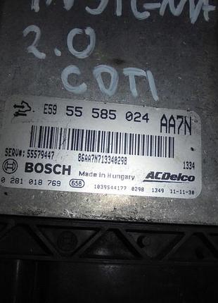 Блок управління двигуном ебу opel 55585024 2