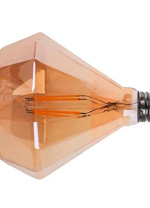 Лампа светодиодная led 8w e27 cog ww pz125 amber 220v