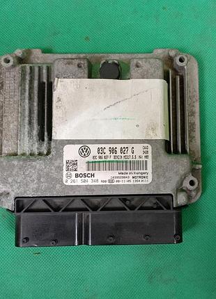 Блок управления двигателем эбу volkswagen 1.4tsi 03c906027g 0261s04348