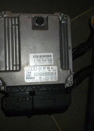 Блок управления двигателем эбу audi a4 b7 3.0 tdi bkn 8e0907401aj