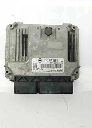 Блок управления двигателем эбу двигунний volkswagen golf vi eos jetta tiguan 1.4 tsi 03c907309a 0261s05728