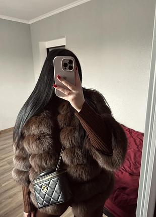Шуба натуральний песець 2