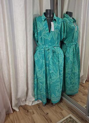 Новое с карманами и поясом платье 👗 5