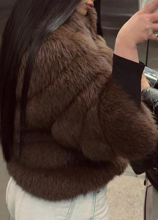 Шуба натуральний песець