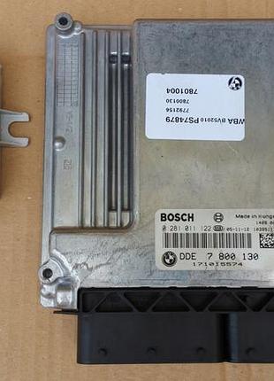 Блок управления двигателем эбу двигун 7 800130 bmw e46 320cd 150к.с. 05р 7800130 0281011122 2