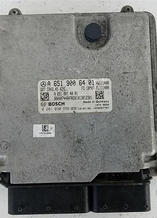Блок управления двигателем эбу mercedes-benz glc x253 w205 2.2 cdi 651 0281030556 a6519006401