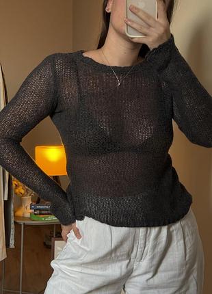 Трендовий светр павутинка zara