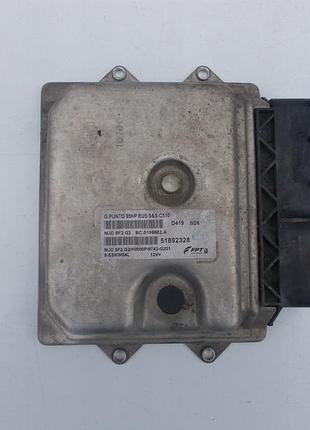 Блок управління двигуном ебу блоку fiat grande punto 51892328