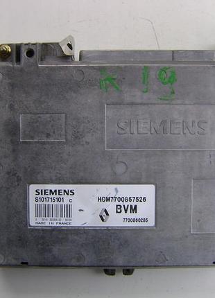 Блок управления двигателем эбу 7700860285 s101715101c renault