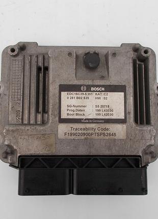 Блок управління двигуном ебу а fiat grande punto 0281b02539