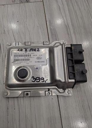 Блок управления двигателем эбу ford ka ii mk2 1.2 51981640 9gf.tk 9gftk