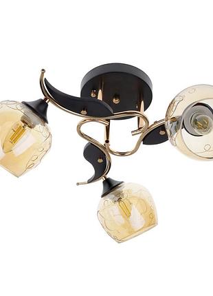 Люстра потолочная в прихожую e27 60w bk (lk-703s/3) brille 24-535