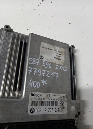 Блок управления двигателем эбу bmw e87 e90 2.0 7797217 2