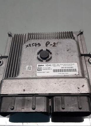 Блок управління двигуном ебу citroen peugeot 9818160080