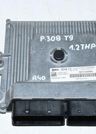 Блок управления двигателем эбу контролю двигуна 9812338980 peugeot 308 ii t9 1.2 thp turbo