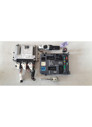 Блок управления двигателем эбу bsi 1.4 hdi c3 ds3 9807886180 0281030545