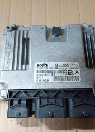 Блок управления двигателем эбу peugeot citroen 1.6 vti 9666104280