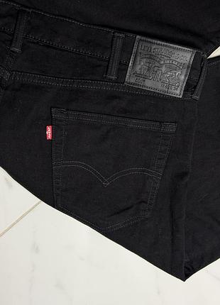 Чорні джинси levi's 504 regular straight original 7