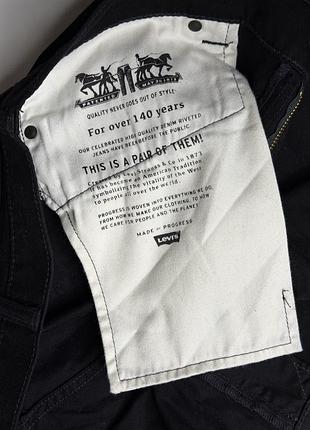 Чорні джинси levi's 504 regular straight original 6