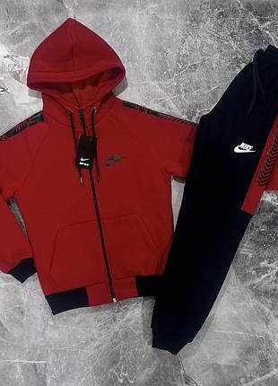 Теплые спортивные костюмы nike для парней подростков, высокое качество, туреченица