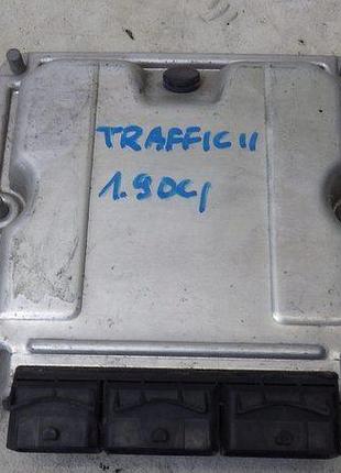Блок управления двигателем эбу trafic vivaro 1.9 dci 0281010682