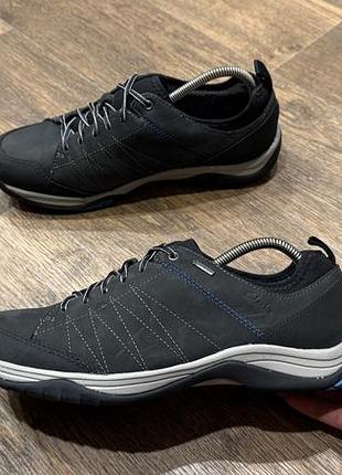 Кожаные водонепроницаемые кроссовки clarks gore-tex, размер 42-42,5