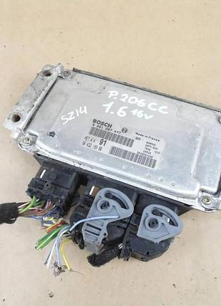 Блок управления двигателем эбу peugeot 206 9646664380